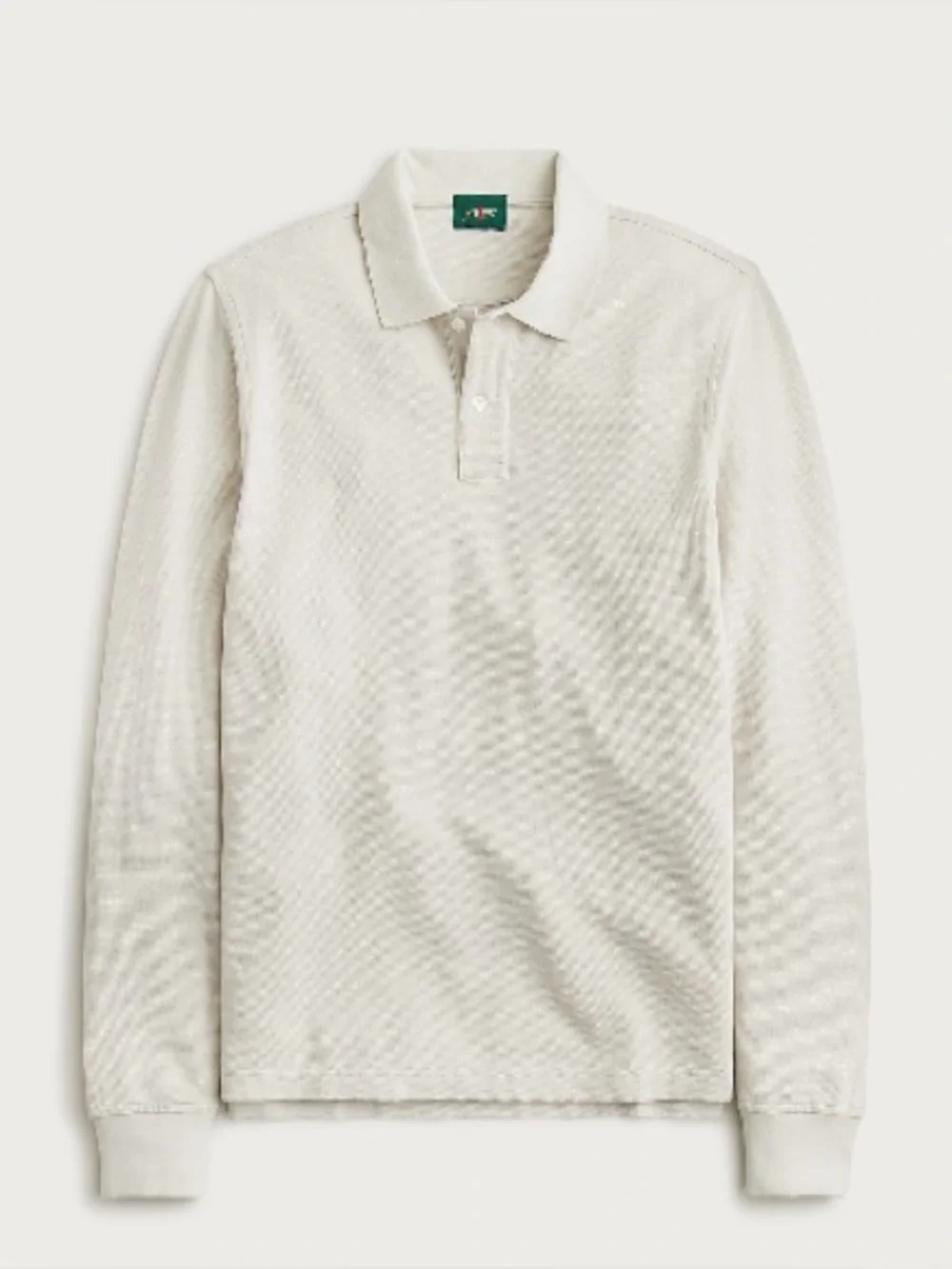 J. Crew long-sleeve slim piqué polo shirt